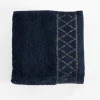Ręcznik bawełniany granatowy LAYLA 30x50 cm