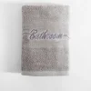 Ręcznik bawełniany jasnoszary FERRO 70x140 cm