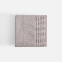 Ręcznik bawełniany jasnoszary 70x140 cm