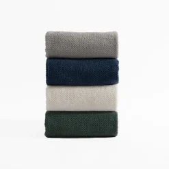 Ręcznik bawełniany jasnoszary BOVI 70x140 cm