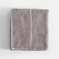 Ręcznik bawełniany jasnoszary GOLD NEW 50x90 cm