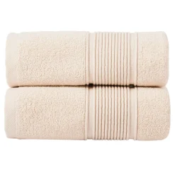 Ręcznik bawełniany jasny beż NAOMI 70x140 cm