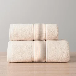 Ręcznik bawełniany jasy beż NAOMI 50x90 cm