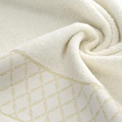 Ręcznik bawełniany kremowy LAYLA 70x140 cm