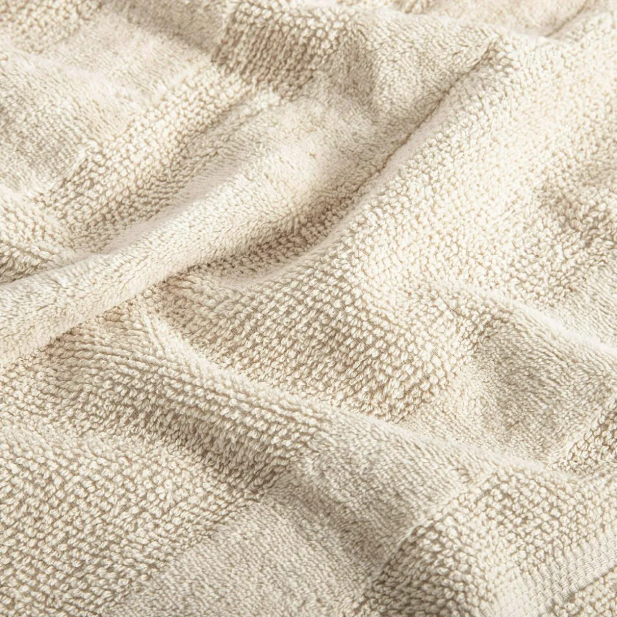 Ręcznik bawełniany kremowy TABBY 30x50 cm