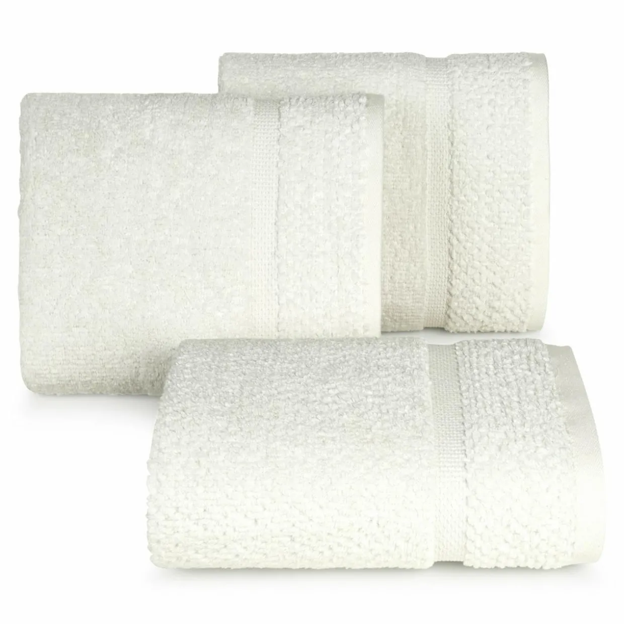 Ręcznik bawełniany kremowy VILIA 50x90 cm