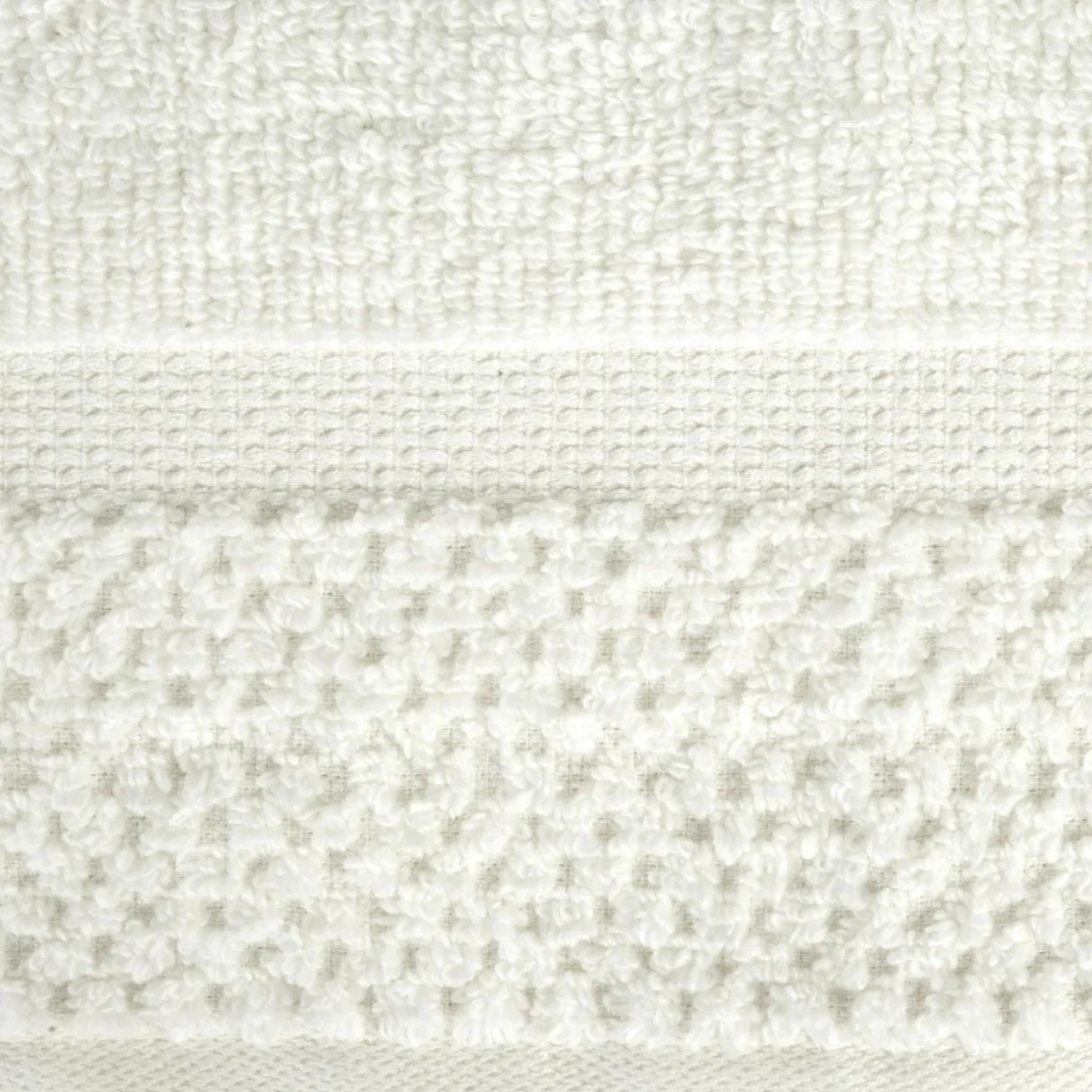 Ręcznik bawełniany kremowy VILIA 50x90 cm