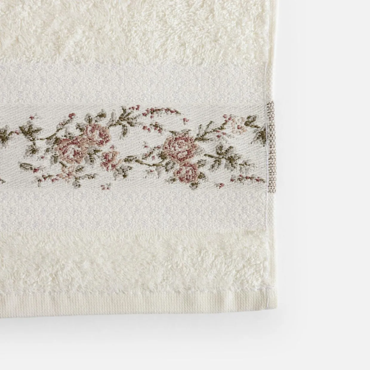 Ręcznik bawełniany kremowy PROVENCE 50x90 cm