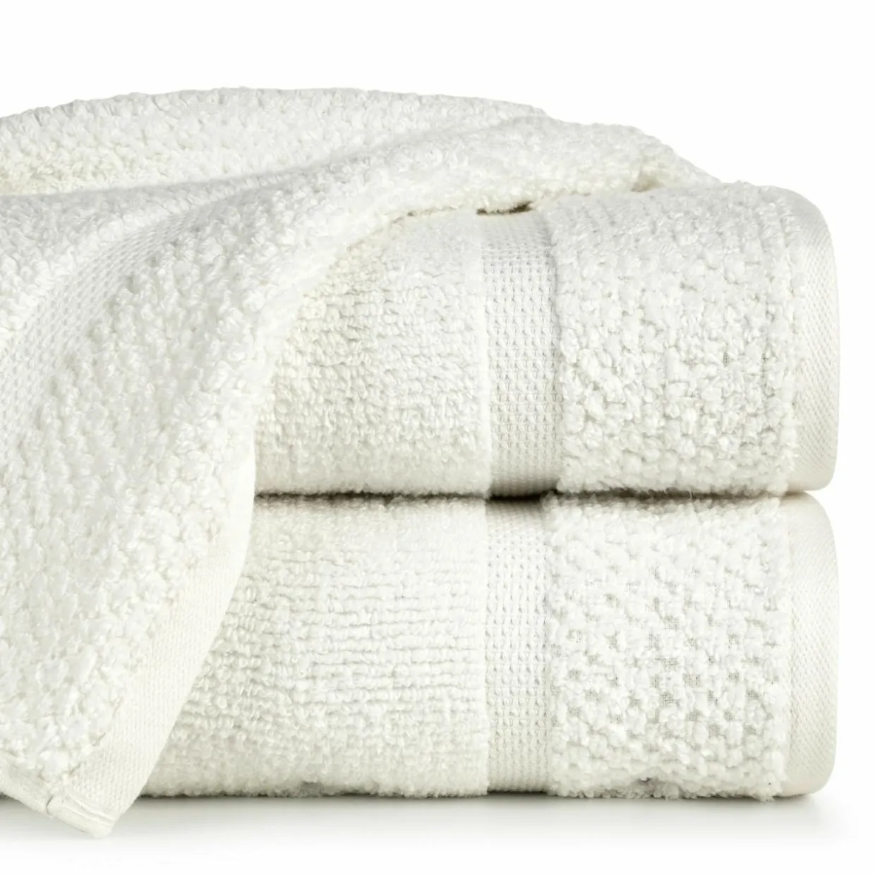 Ręcznik bawełniany kremowy VILIA 70x140 cm