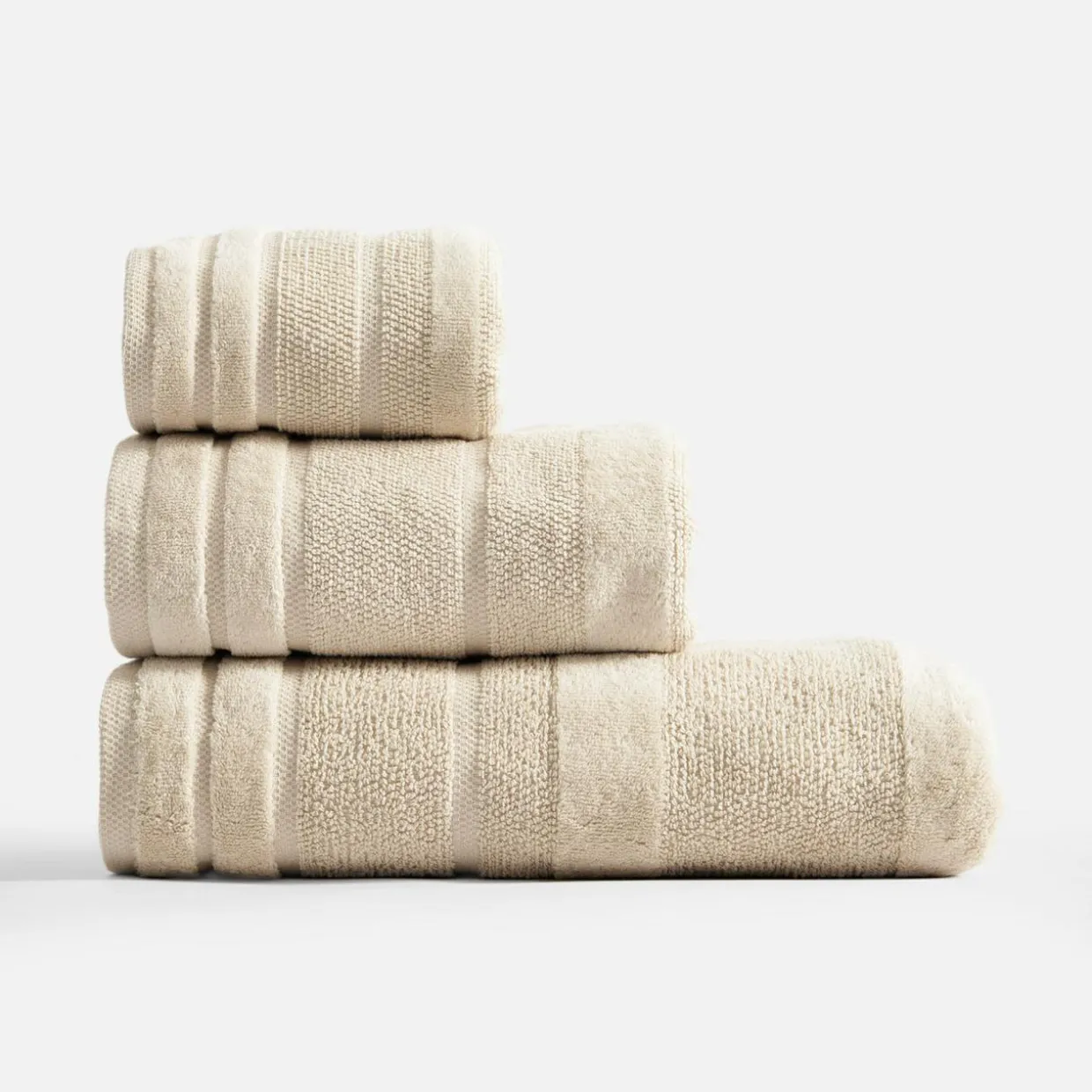 Ręcznik bawełniany kremowy TABBY 50x90 cm