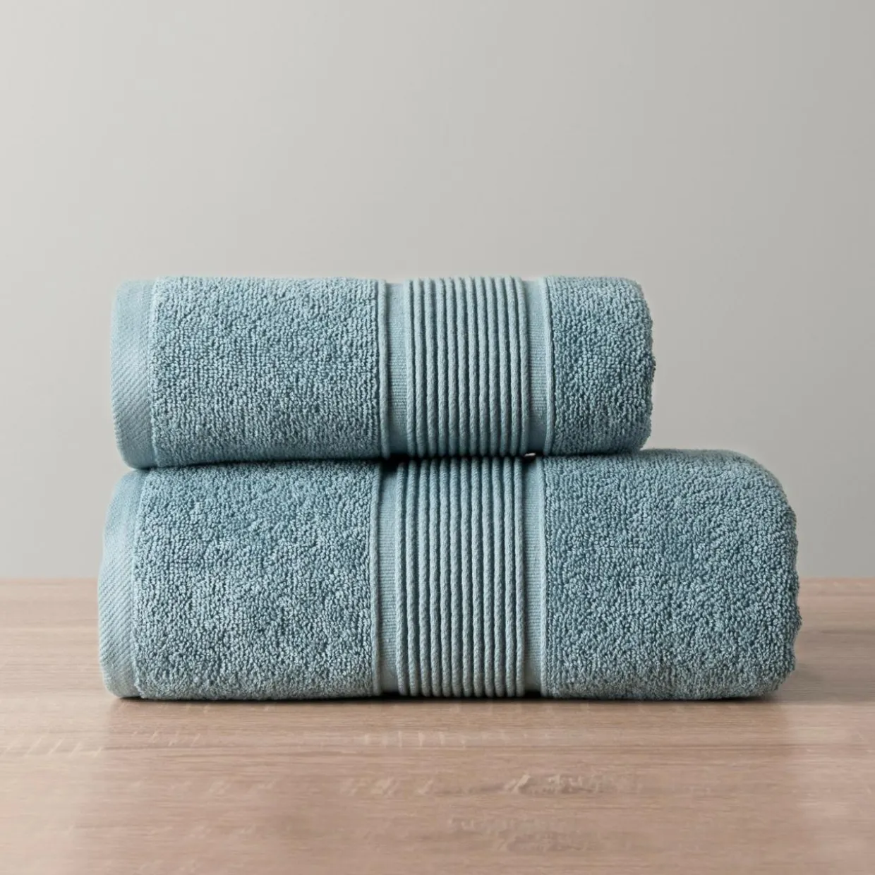 Ręcznik bawełniany niebieski NAOMI 50x90 cm