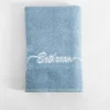 Ręcznik bawełniany niebieski FERRO 70x140 cm