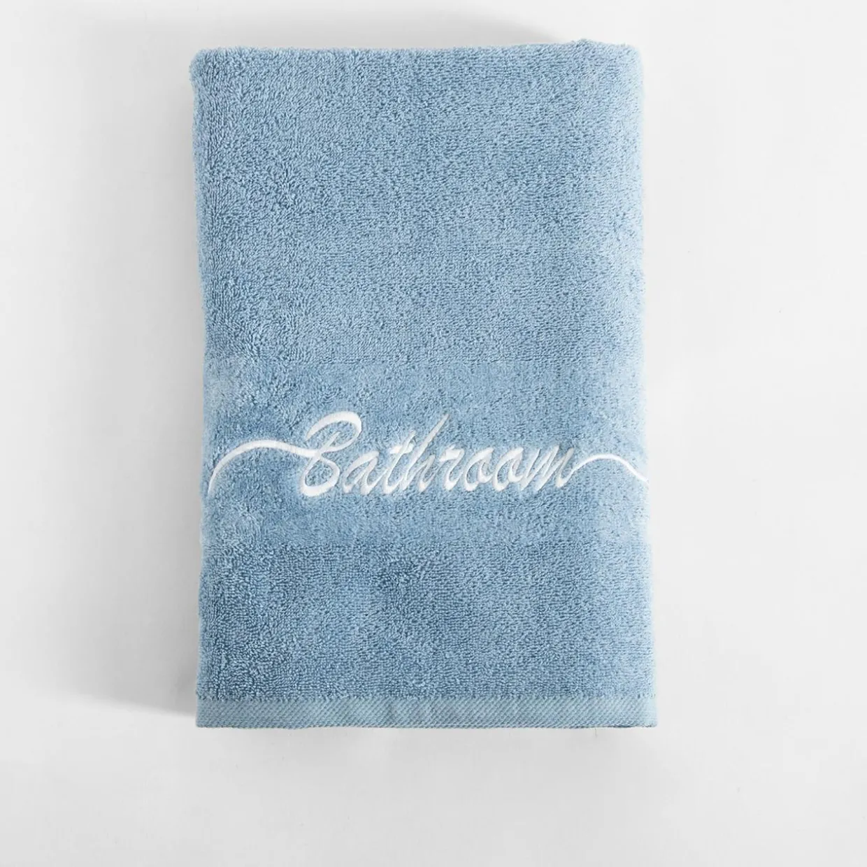 Ręcznik bawełniany niebieski FERRO 70x140 cm