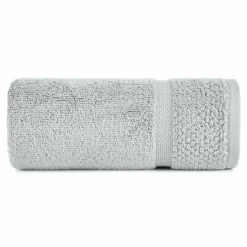 Ręcznik bawełniany srebrny VILIA 50x90 cm