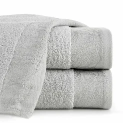 Ręcznik bawełniany srebrny AGIS 70x140 cm