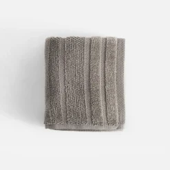 Ręcznik bawełniany szary TABBY 30x50 cm