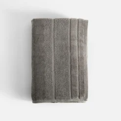 Ręcznik bawełniany szary TABBY 70x140 cm