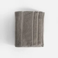 Ręcznik bawełniany szary TABBY 50x90 cm