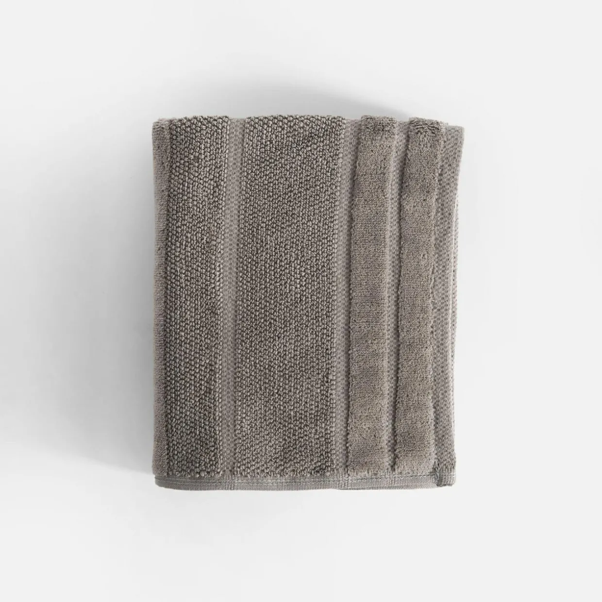 Ręcznik bawełniany szary TABBY 50x90 cm