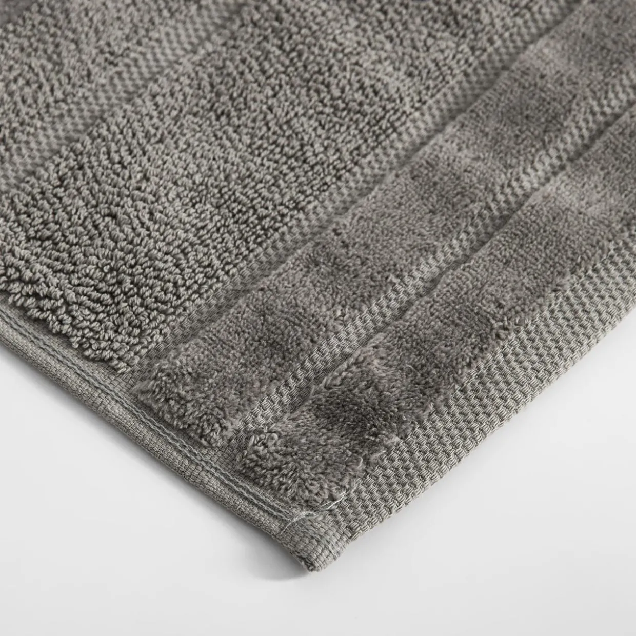 Ręcznik bawełniany szary TABBY 50x90 cm