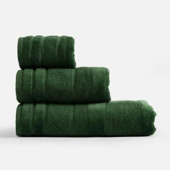 Ręcznik bawełniany zielony TABBY 50x90 cm
