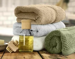 Ręcznik bawełniany zielony Vilia 70x140 cm