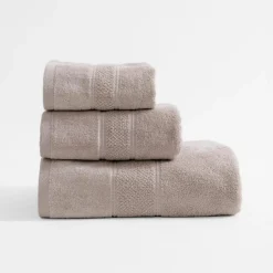 Ręcznik do kąpieli bawełniany beżowy MARIO 70x140 cm