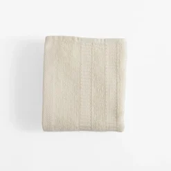Ręcznik do rąk bawełniany kremowy TULSA 30x50 cm