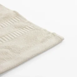 Ręcznik do rąk bawełniany kremowy TULSA 30x50 cm