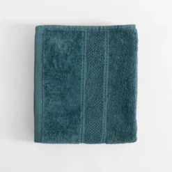Ręcznik do twarzy bawełniany ciemnozielony MARIO 50x90 cm