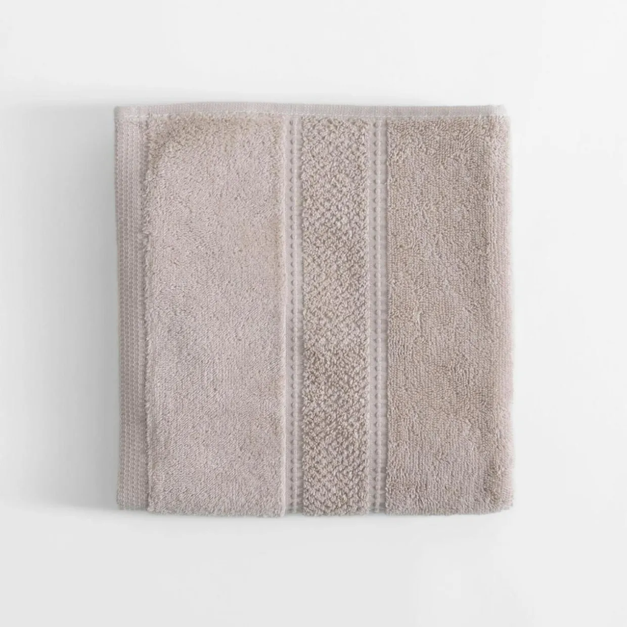 Ręcznik do twarzy bawełniany beżowy MARIO 50x90 cm