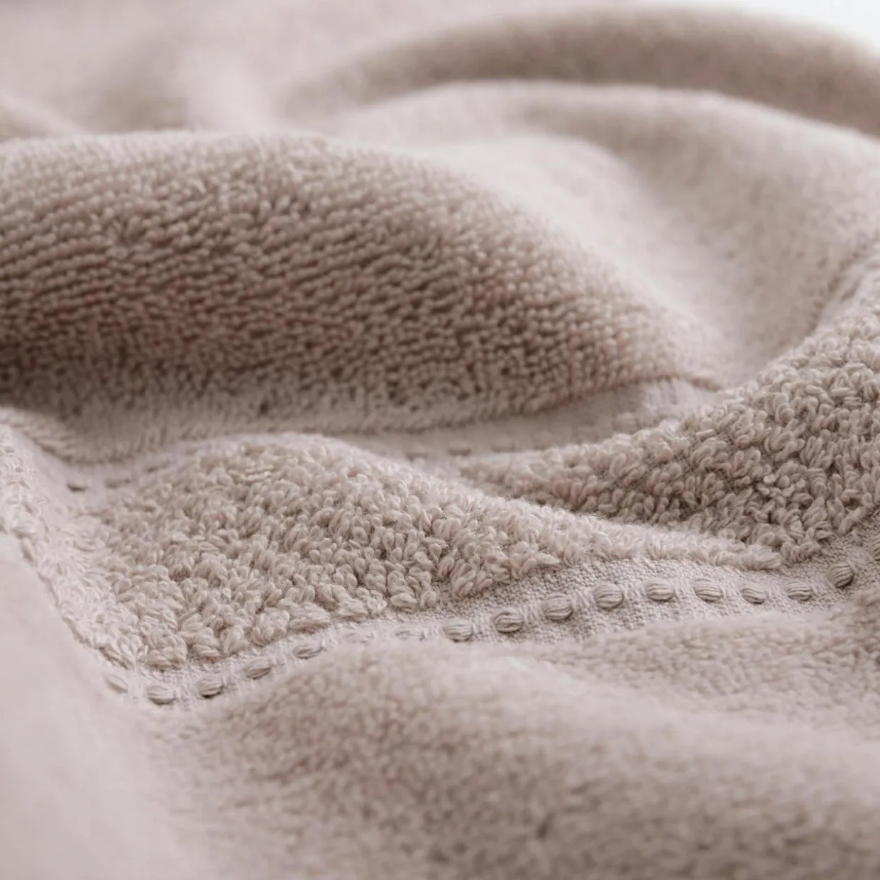 Ręcznik do twarzy bawełniany beżowy MARIO 50x90 cm