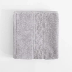 Ręcznik do twarzy bawełniany jasnoszary MARIO 50x90 cm