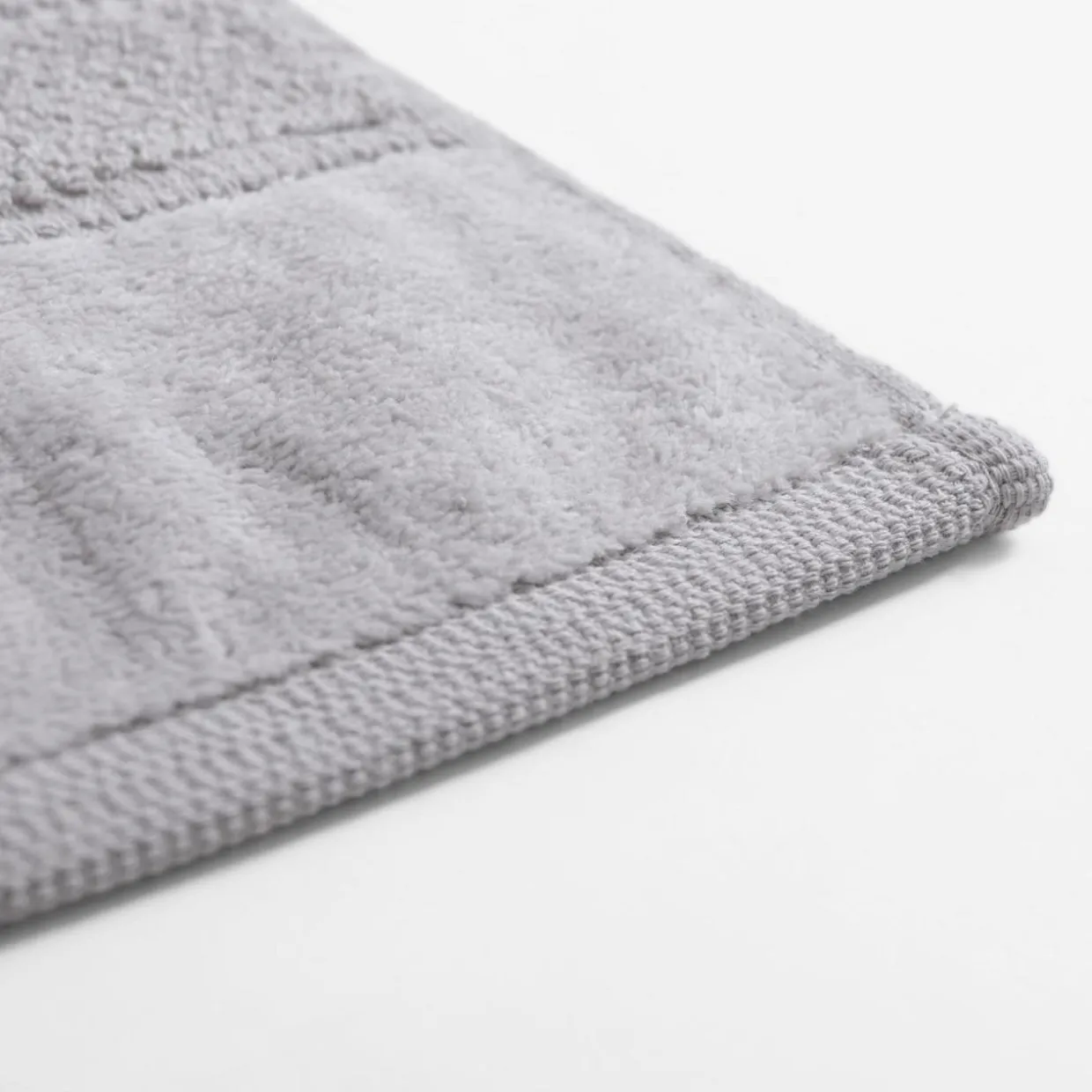 Ręcznik do twarzy bawełniany jasnoszary MARIO 50x90 cm