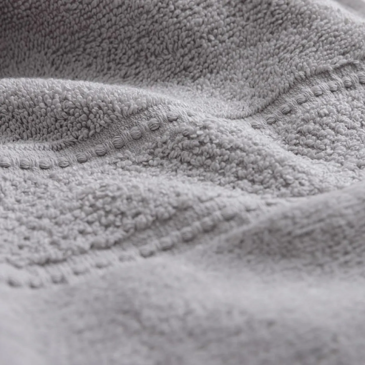 Ręcznik do twarzy bawełniany jasnoszary MARIO 50x90 cm