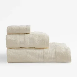 Ręcznik do twarzy kremowy TULSA 50x90 cm