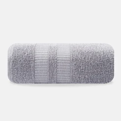 Ręcznik do twarzy szary TULSA 50x90 cm