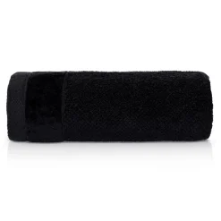 Ręcznik kąpielowy VITO czarny 100x150 cm