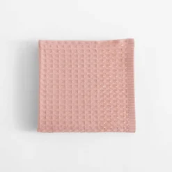 Ręcznik kuchenny różowy WAFEL 40x60 cm