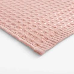 Ręcznik kuchenny różowy WAFEL 40x60 cm