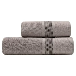 Ręcznik szary GREY 70x140 cm