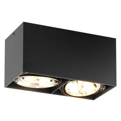 Reflektor natynkowy 2-punktowy czarny BOX SL 2