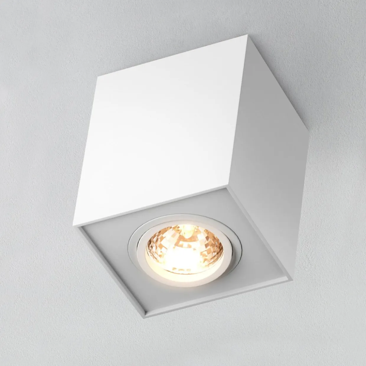 Reflektor natynkowy 1-punktowy biały QUADRO SL 1