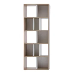 Regał dąb sonoma biały nowoczesny BRICK