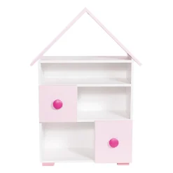 Regał domek TOP BABY różowy