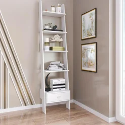 Regał DRABINA biały