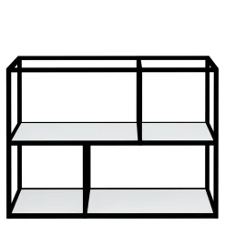 Regał KAMPO 100,2 cm + białe półki INSIDE