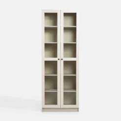 Regał przeszklony 75,3 cm TED kaszmir