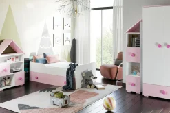 Regał różowy TOP BABY prawy