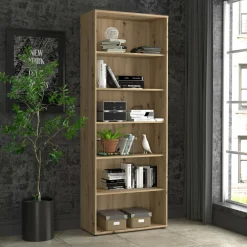 Regał TEMPRA 2 dąb artisan